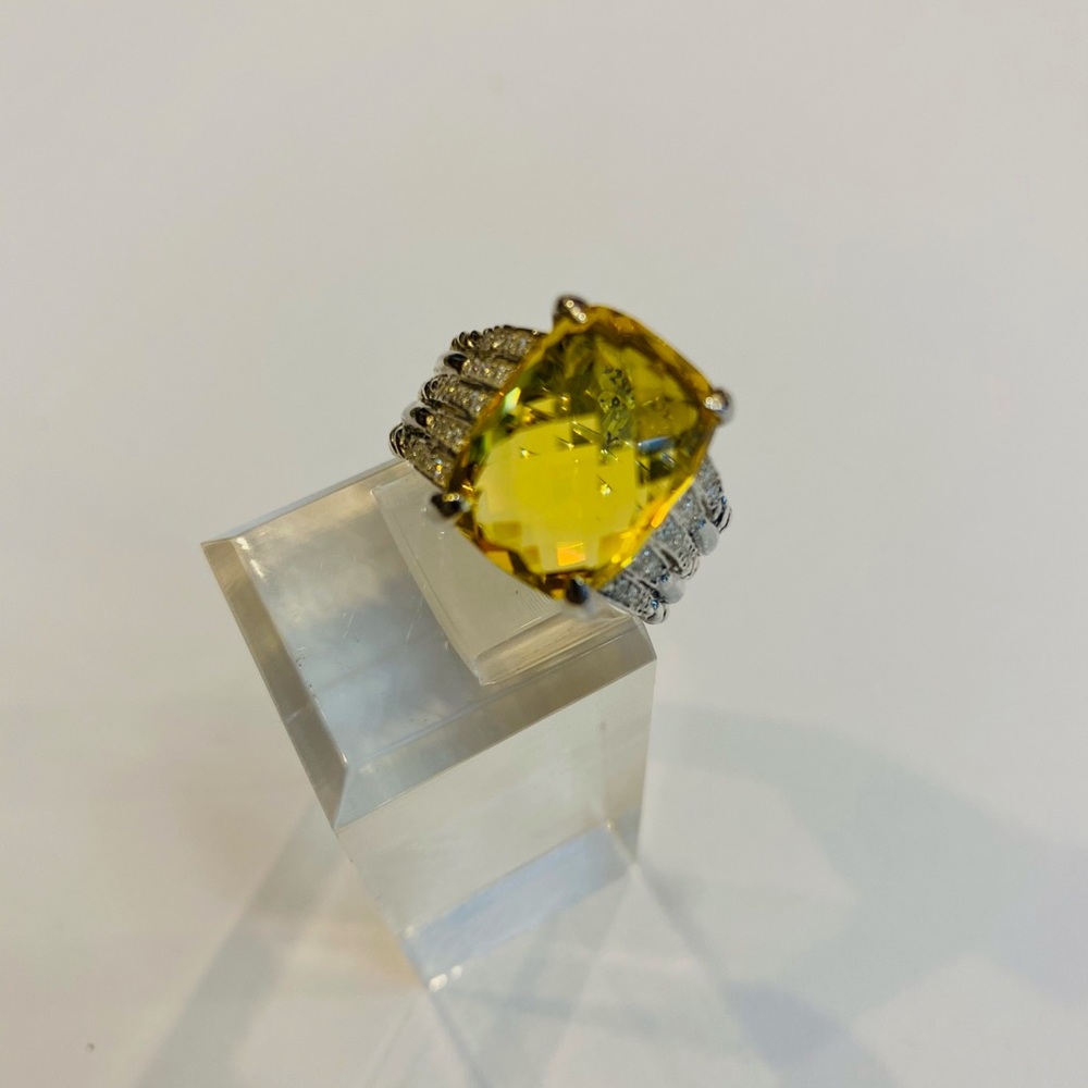 ♥️♥️SOLD♥️♥️DAVID YURMAN Tides Ring Lemon Citrine - Picture 5 of 12